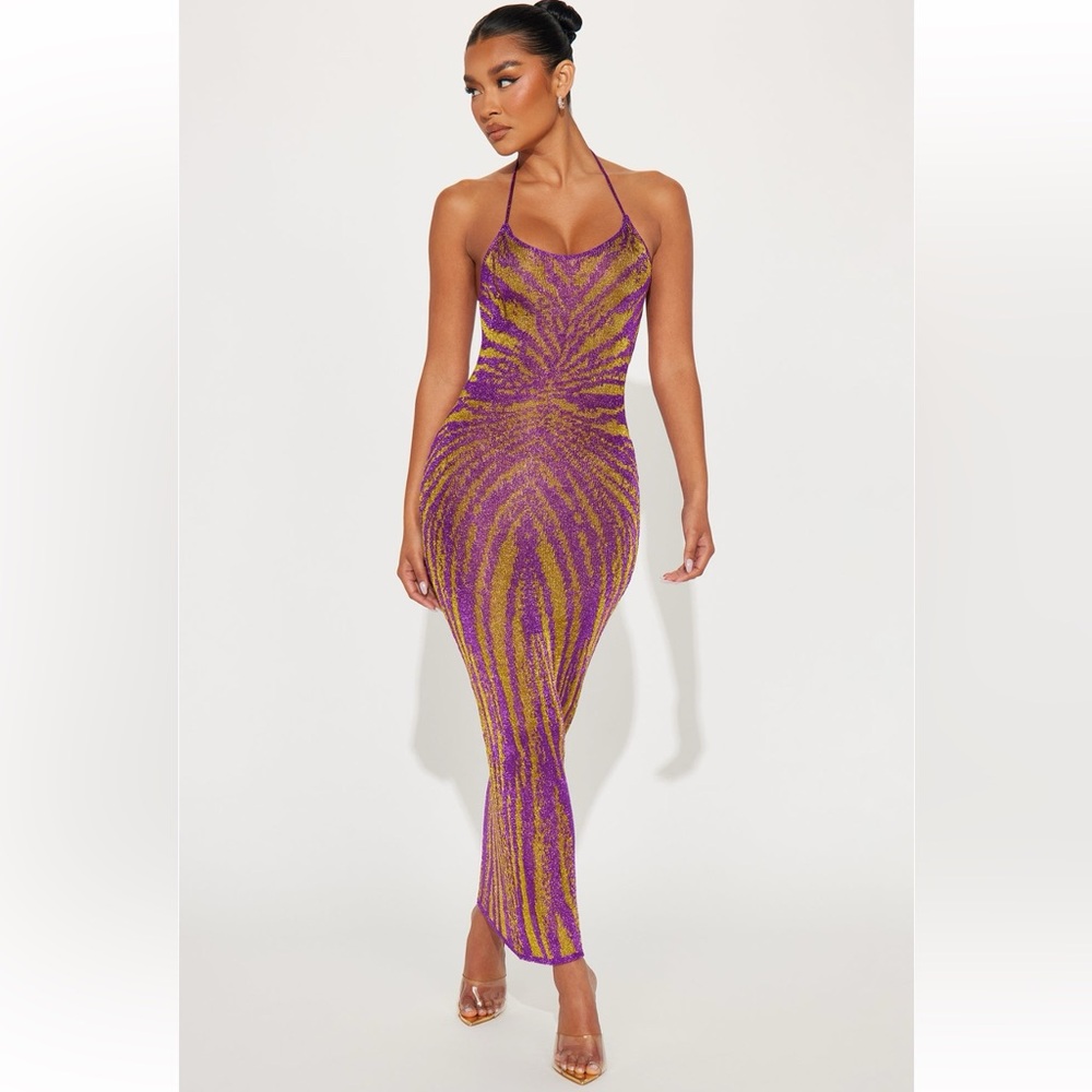 Fashion Nova Crochet Maxi Dress